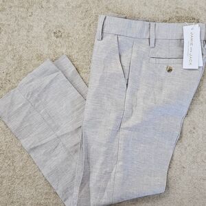 Janie and Jack Boy's Light Gray Special Occasion Pants
